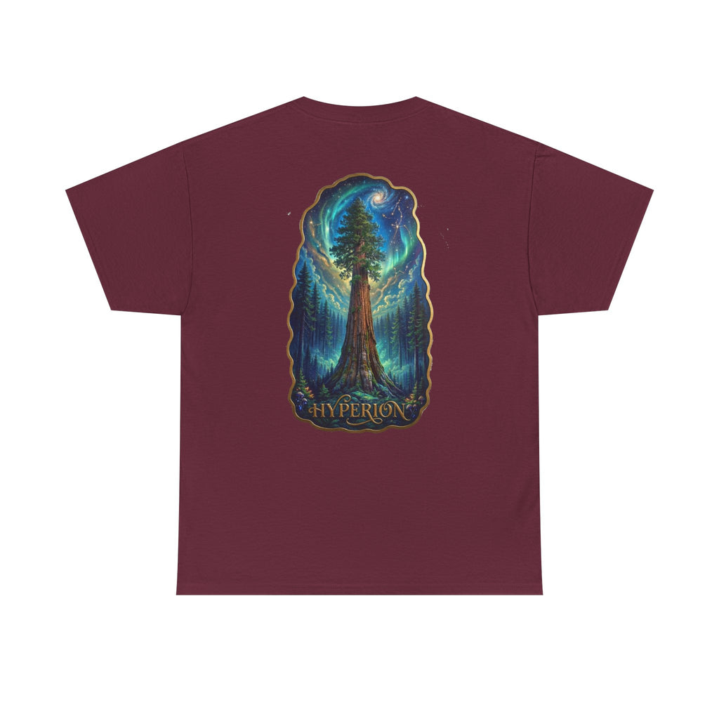 Hyperion Rising: Where Earth Touches the Stars Short Sleeve Shirt