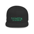 Backwood Legends Flat Bill Snapback Hat – Embroidered Streetwear Cap