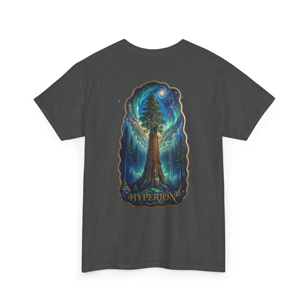 Hyperion Rising: Where Earth Touches the Stars Short Sleeve Shirt