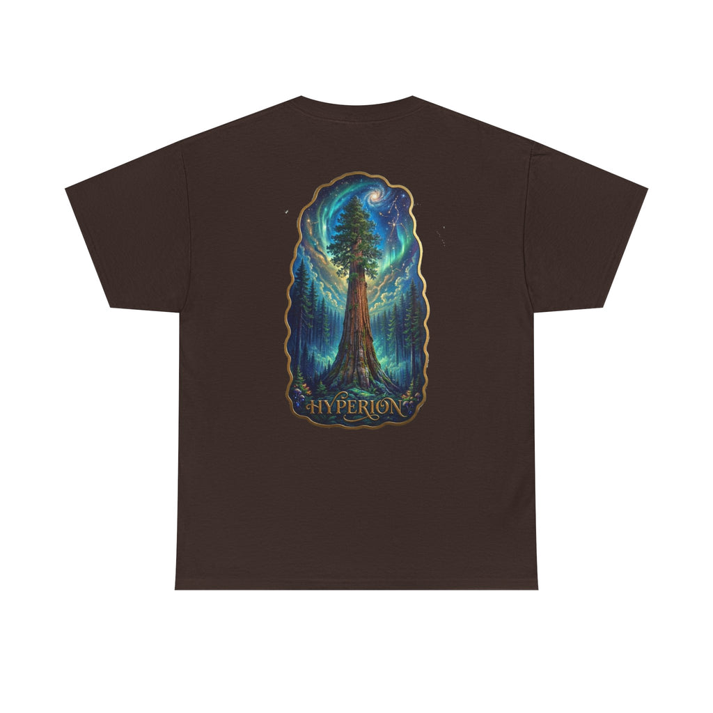 Hyperion Rising: Where Earth Touches the Stars Short Sleeve Shirt