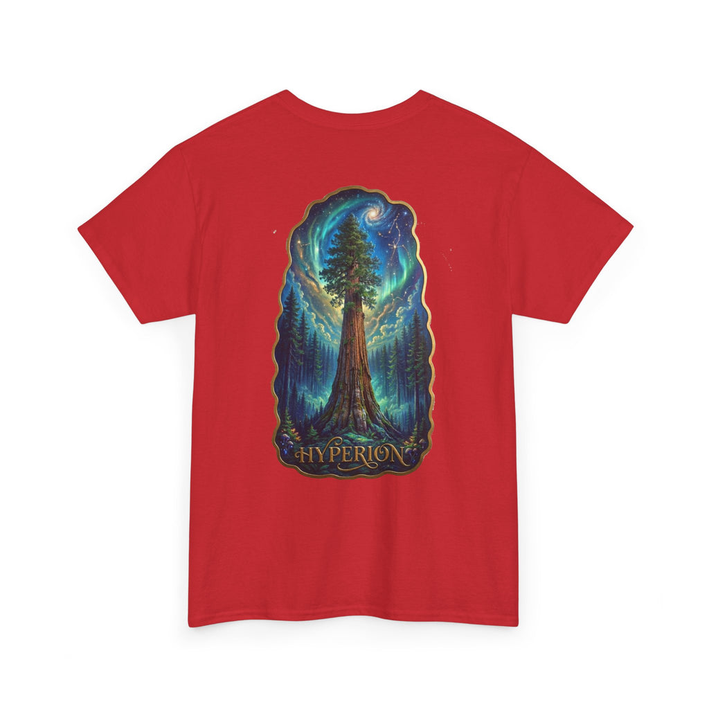 Hyperion Rising: Where Earth Touches the Stars Short Sleeve Shirt