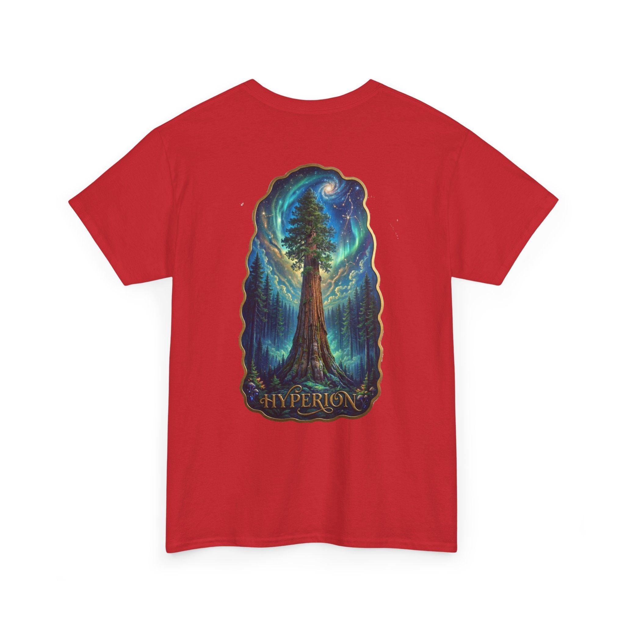 Hyperion Rising: Where Earth Touches the Stars Short Sleeve Shirt