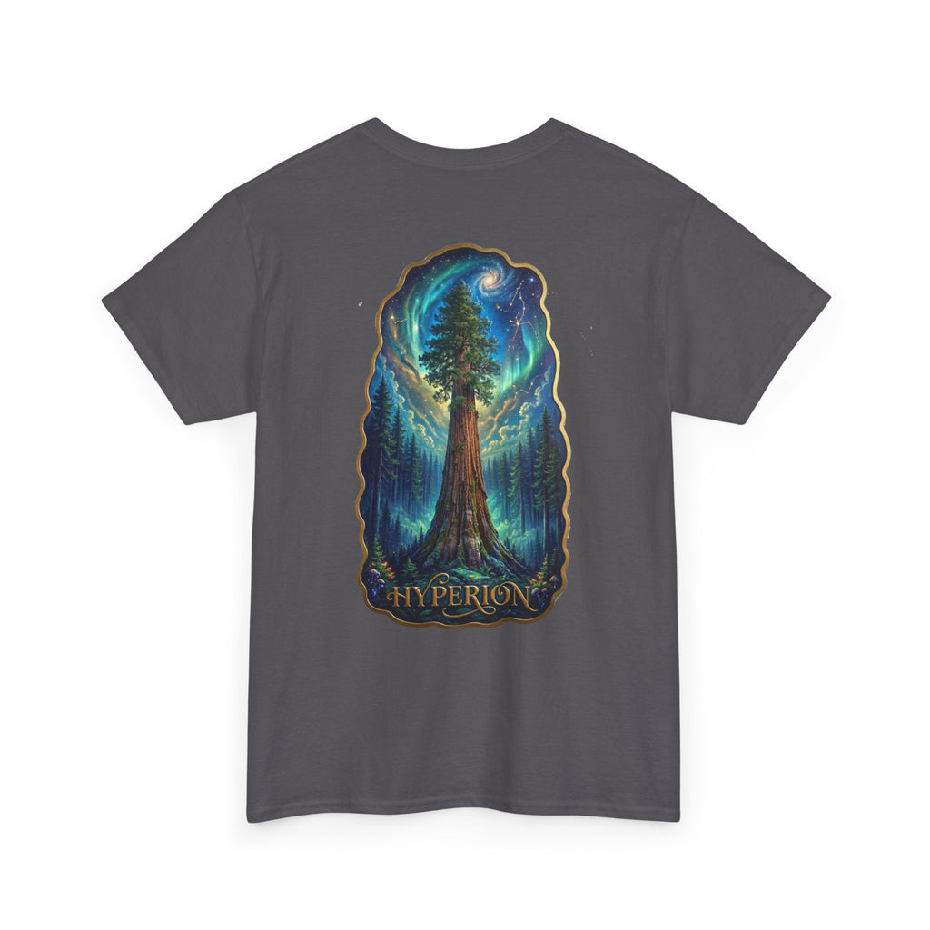 Hyperion Rising: Where Earth Touches the Stars Short Sleeve Shirt
