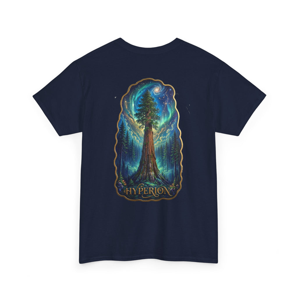 Hyperion Rising: Where Earth Touches the Stars Short Sleeve Shirt