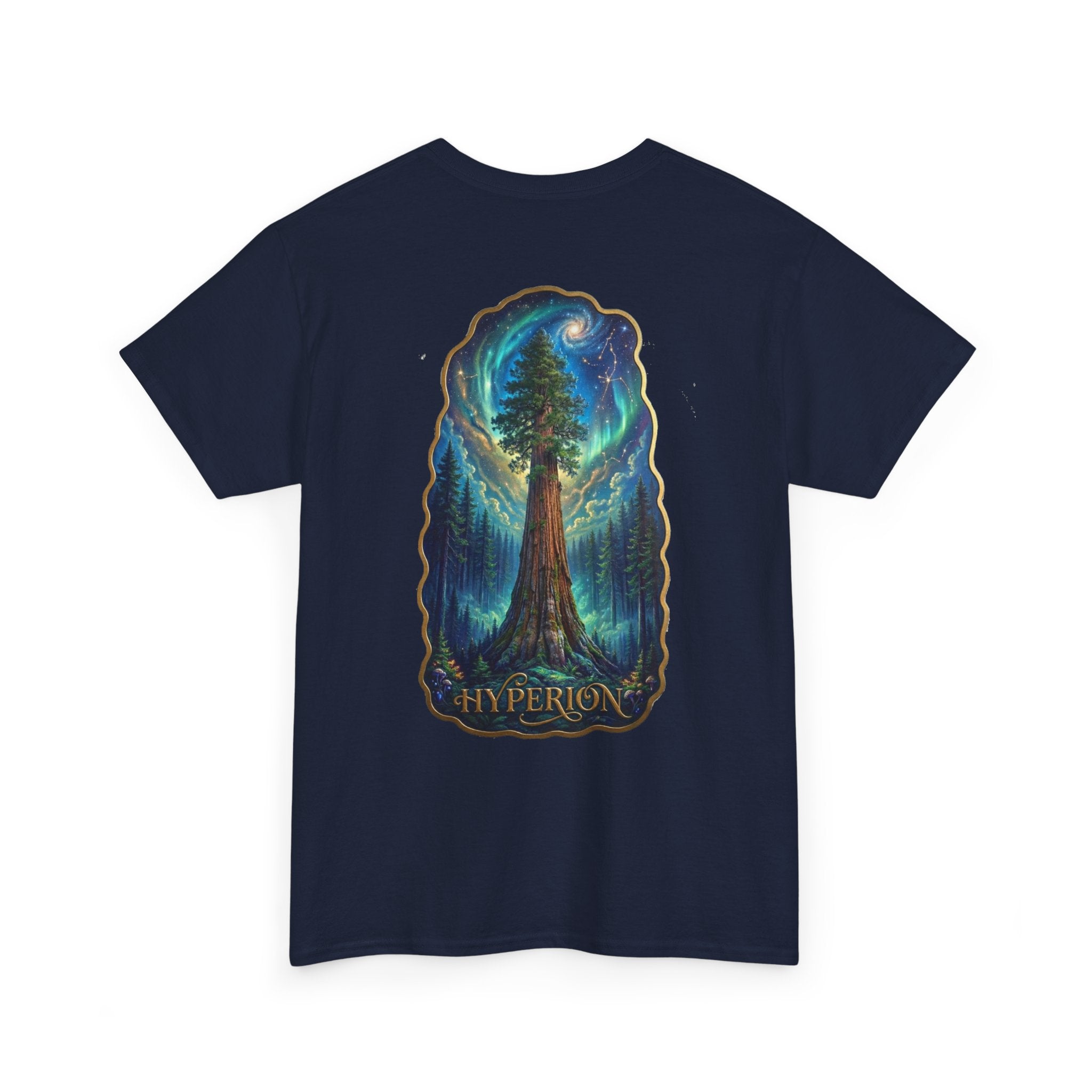 Hyperion Rising: Where Earth Touches the Stars Short Sleeve Shirt