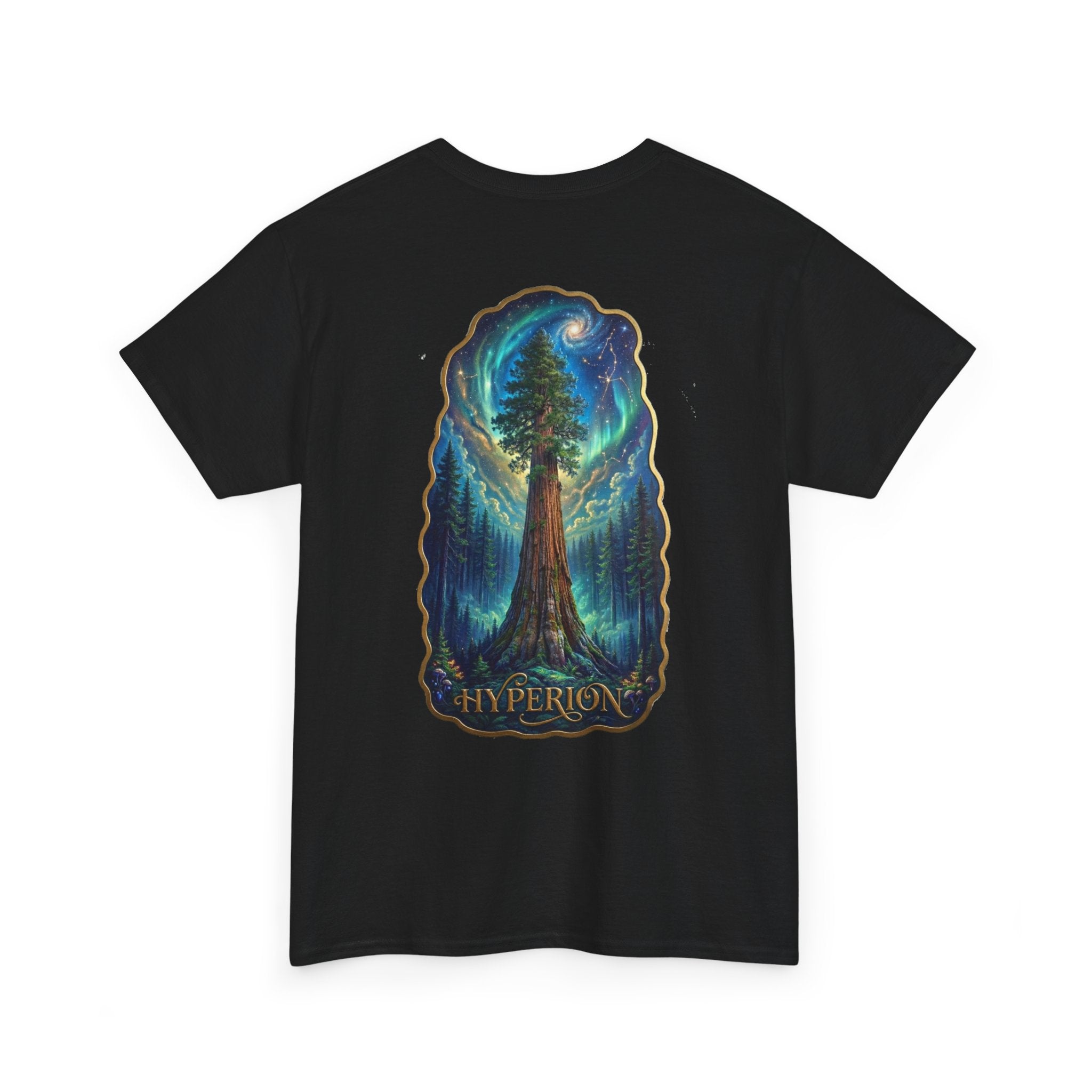 Hyperion Rising: Where Earth Touches the Stars Short Sleeve Shirt