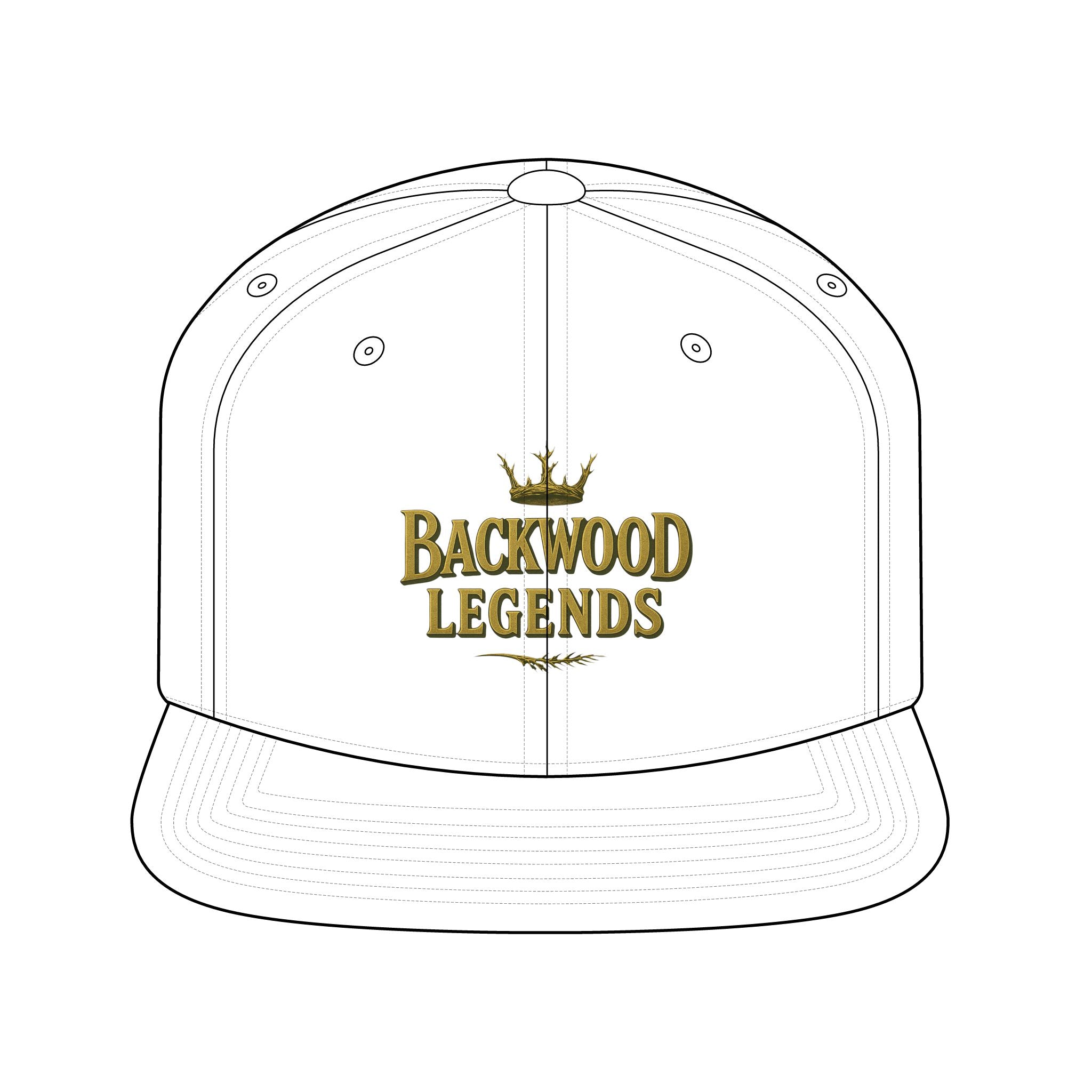 Backwood Legends Script Crown Hat