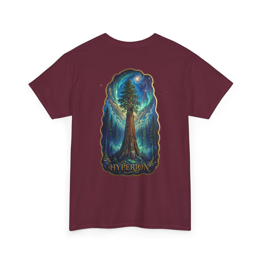 Hyperion Rising: Where Earth Touches the Stars Short Sleeve Shirt