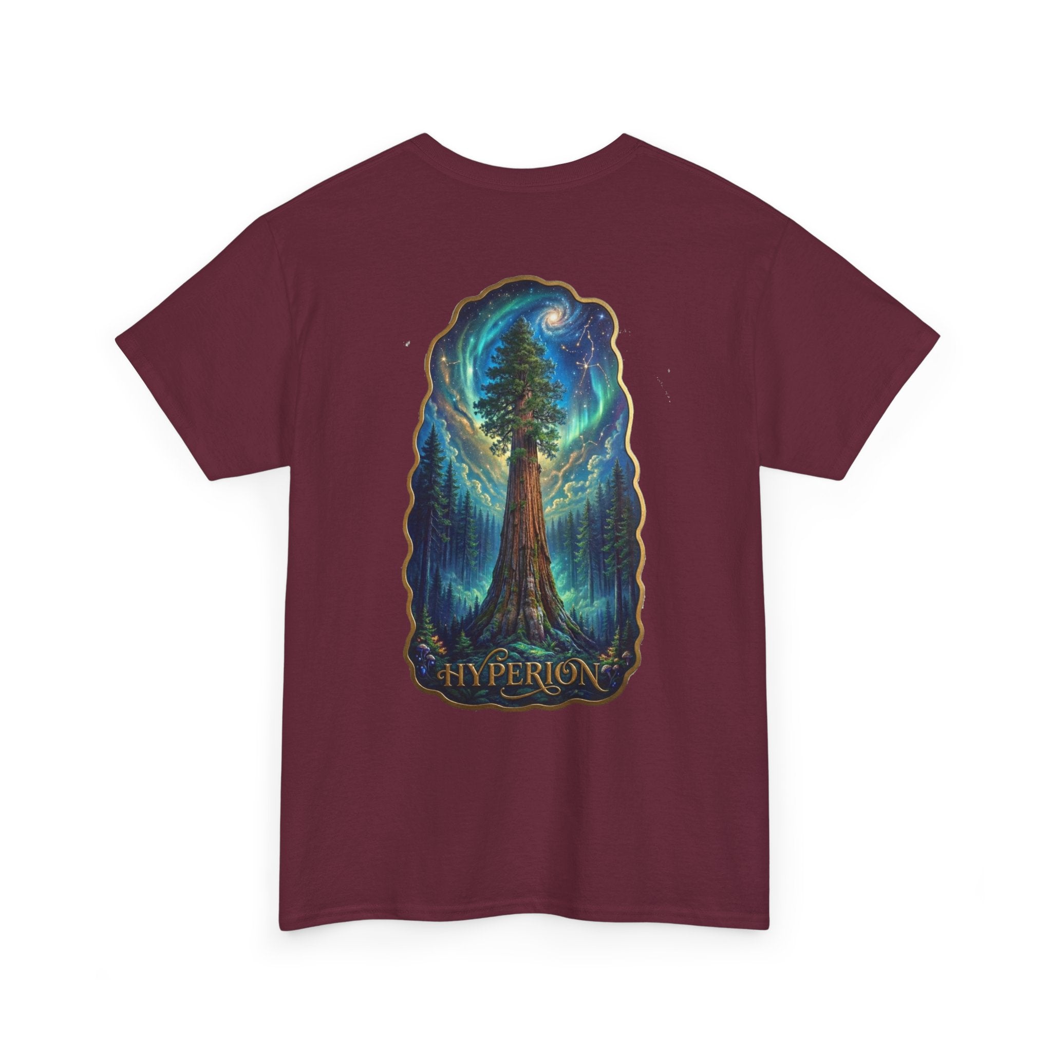 Hyperion Rising: Where Earth Touches the Stars Short Sleeve Shirt