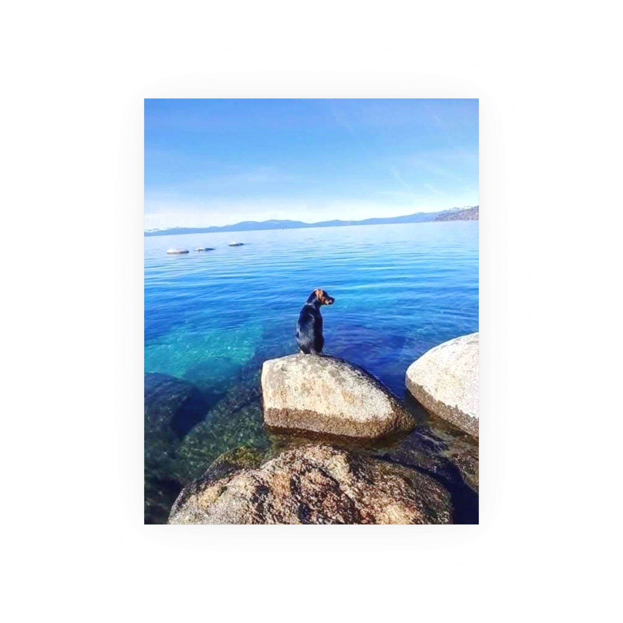 Guardian of the Blue Silence Fine Art Piece