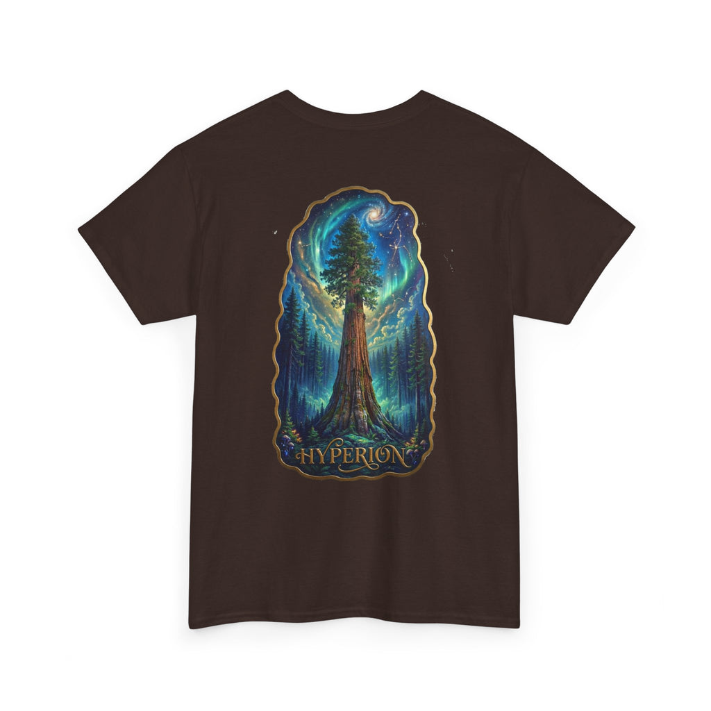 Hyperion Rising: Where Earth Touches the Stars Short Sleeve Shirt