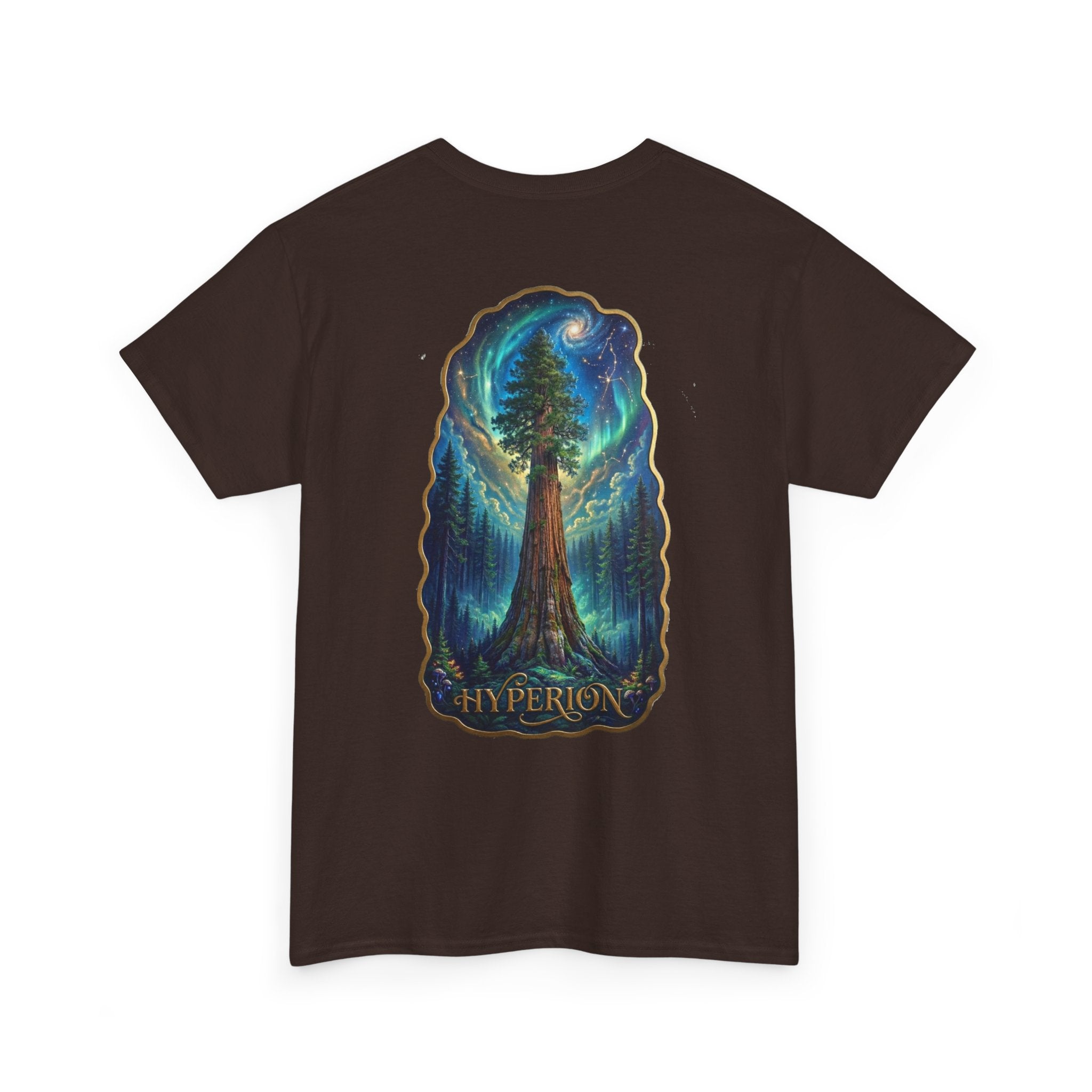 Hyperion Rising: Where Earth Touches the Stars Short Sleeve Shirt