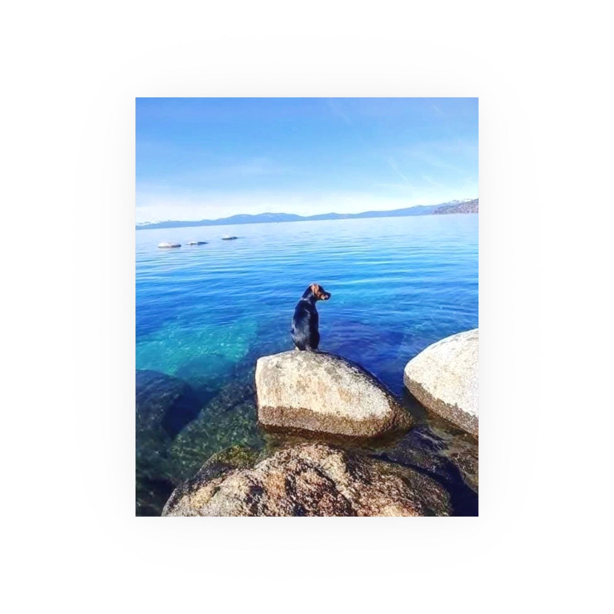 Guardian of the Blue Silence Fine Art Piece