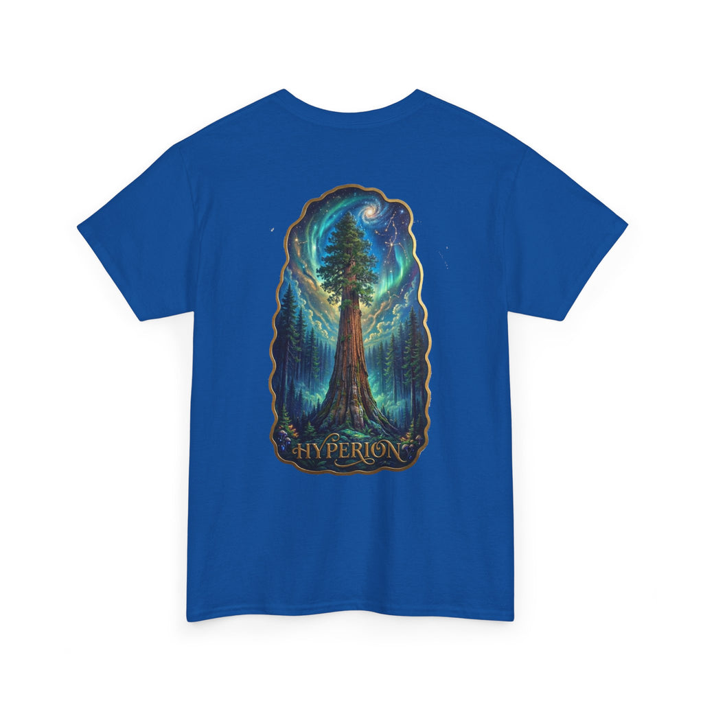 Hyperion Rising: Where Earth Touches the Stars Short Sleeve Shirt