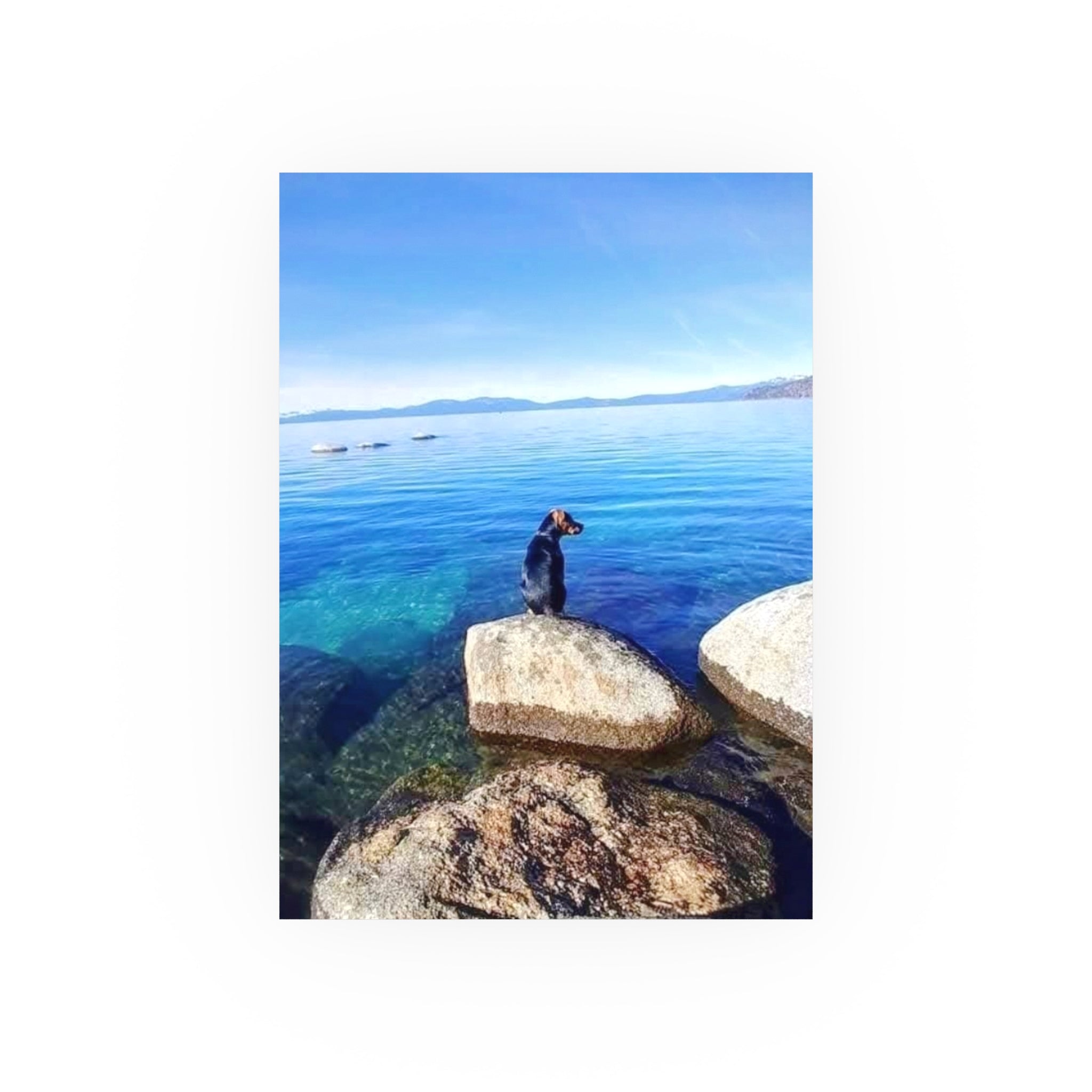 Guardian of the Blue Silence Fine Art Piece