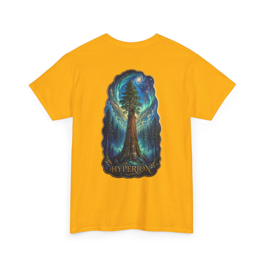 Hyperion Rising: Where Earth Touches the Stars Short Sleeve Shirt