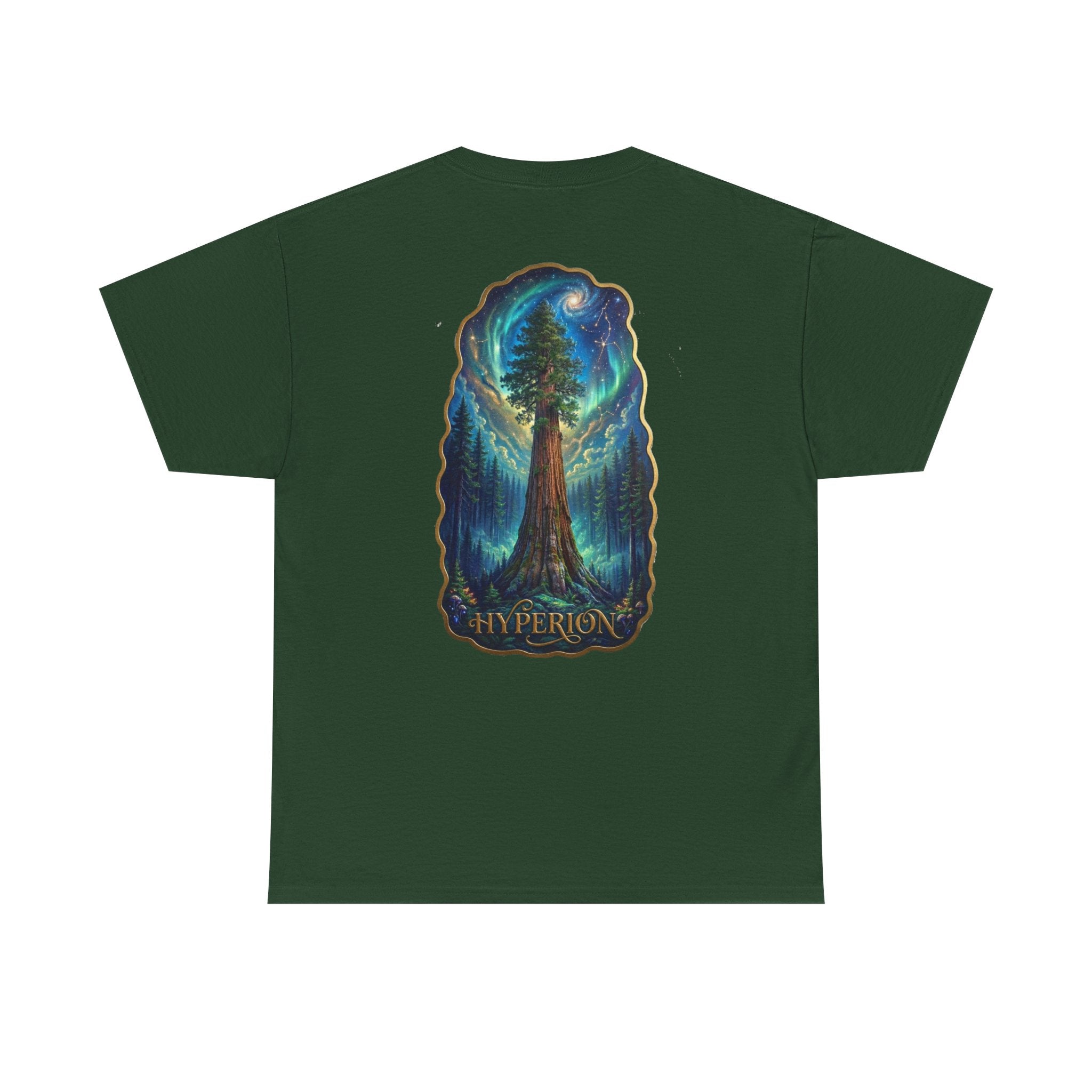 Hyperion Rising: Where Earth Touches the Stars Short Sleeve Shirt