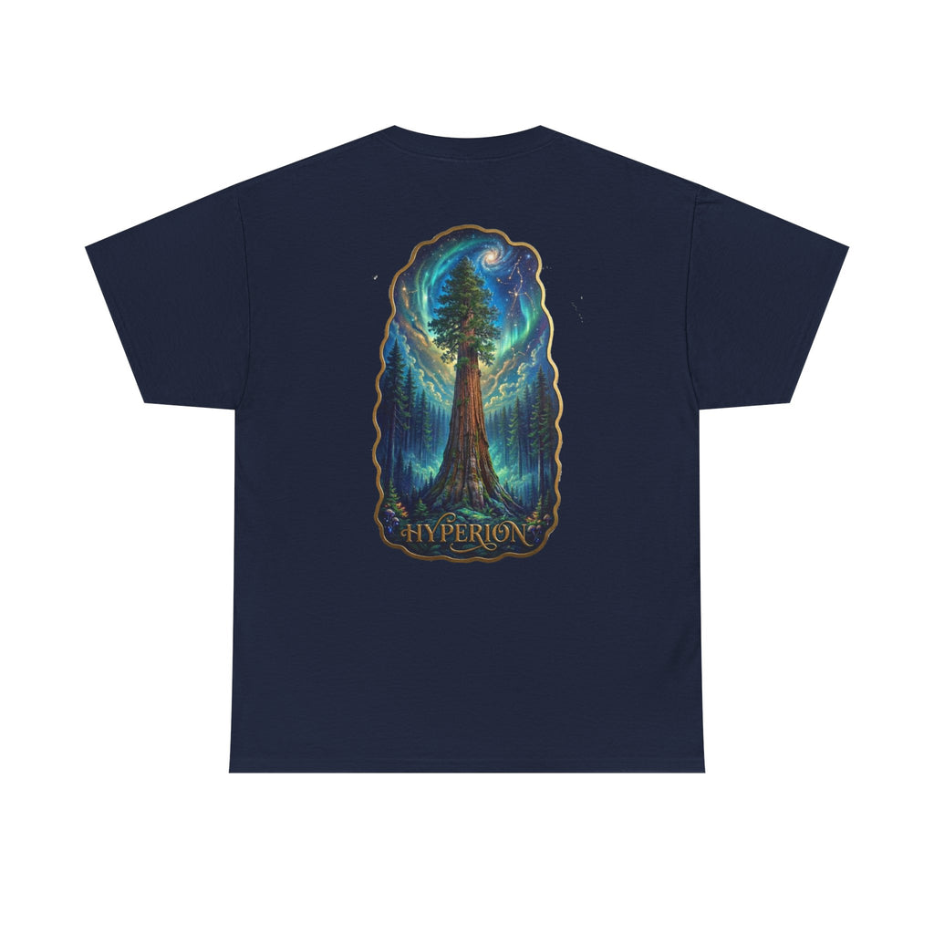 Hyperion Rising: Where Earth Touches the Stars Short Sleeve Shirt