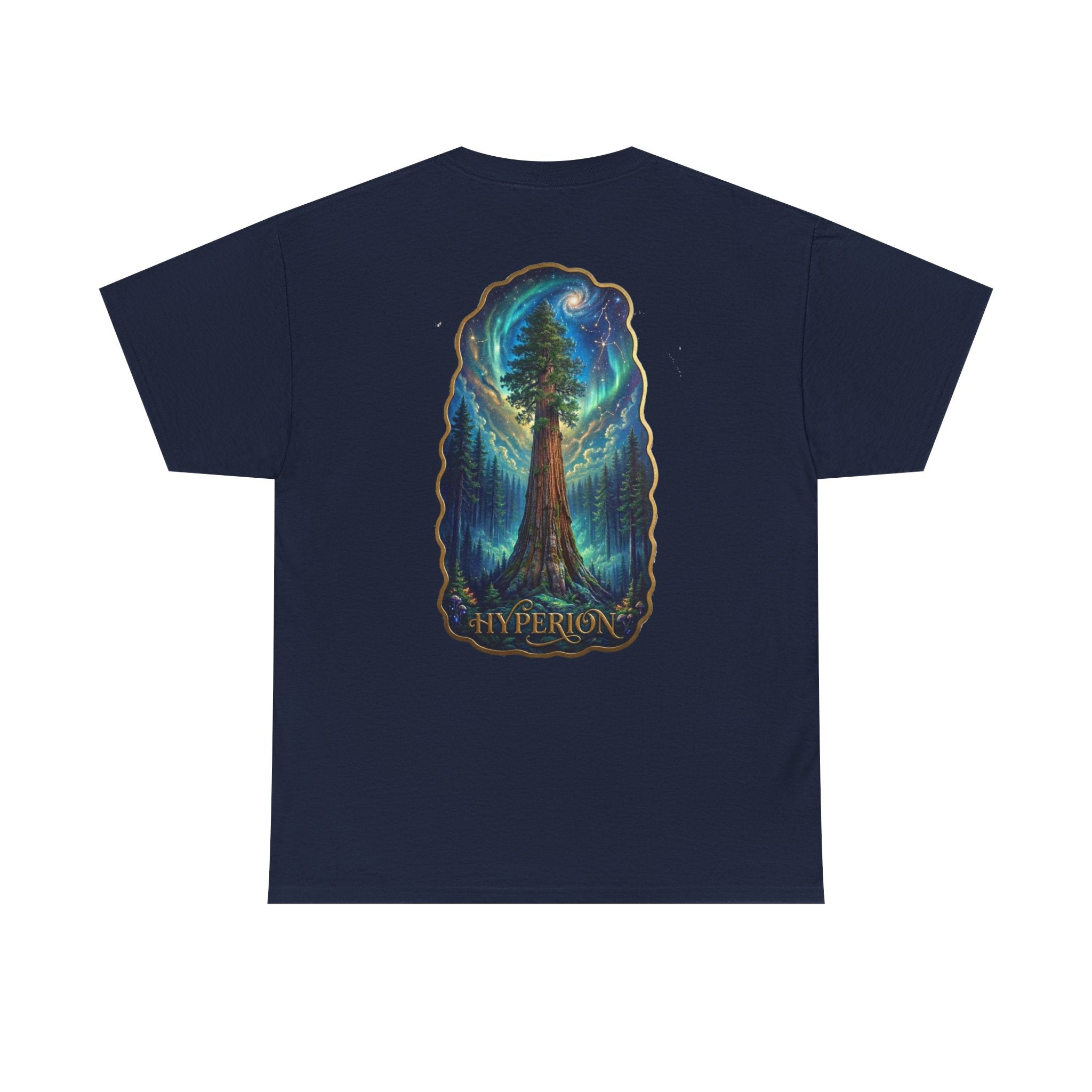 Hyperion Rising: Where Earth Touches the Stars Short Sleeve Shirt