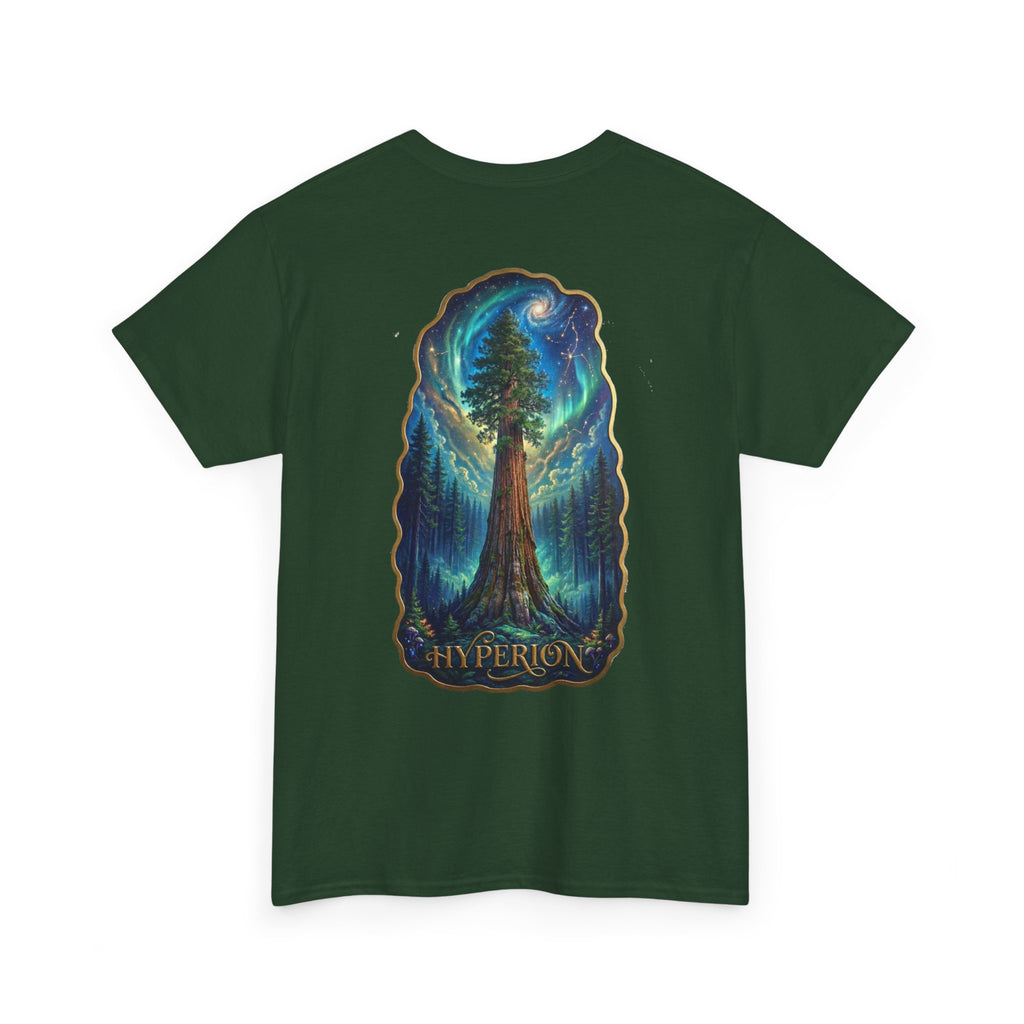 Hyperion Rising: Where Earth Touches the Stars Short Sleeve Shirt