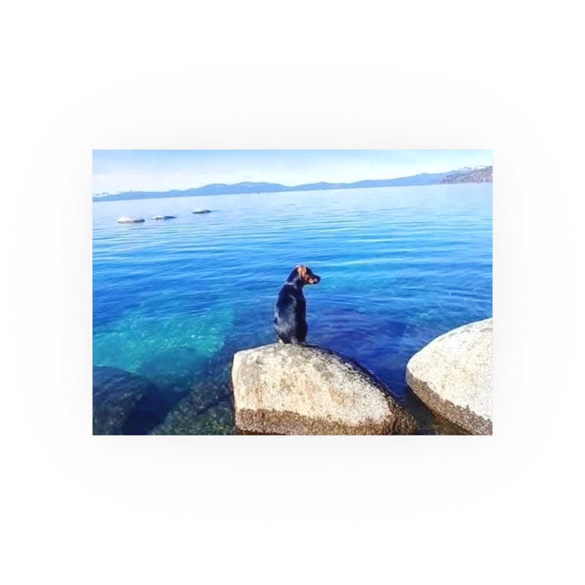 Guardian of the Blue Silence Fine Art Piece