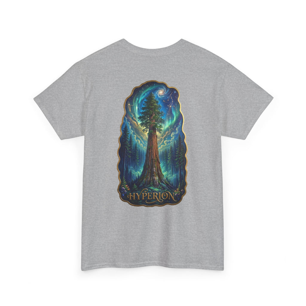 Hyperion Rising: Where Earth Touches the Stars Short Sleeve Shirt