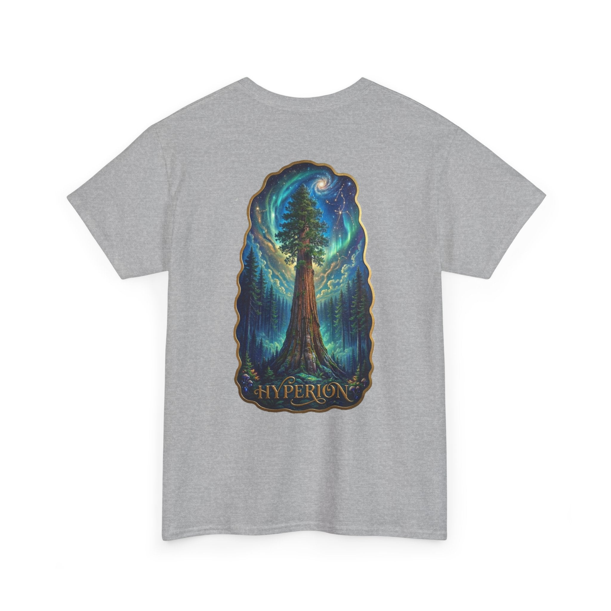 Hyperion Rising: Where Earth Touches the Stars Short Sleeve Shirt