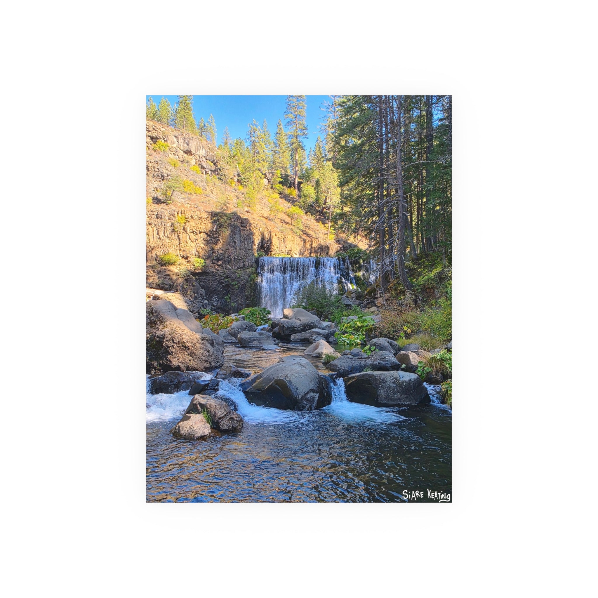 Middle McCloud Falls A Fine Art Photo