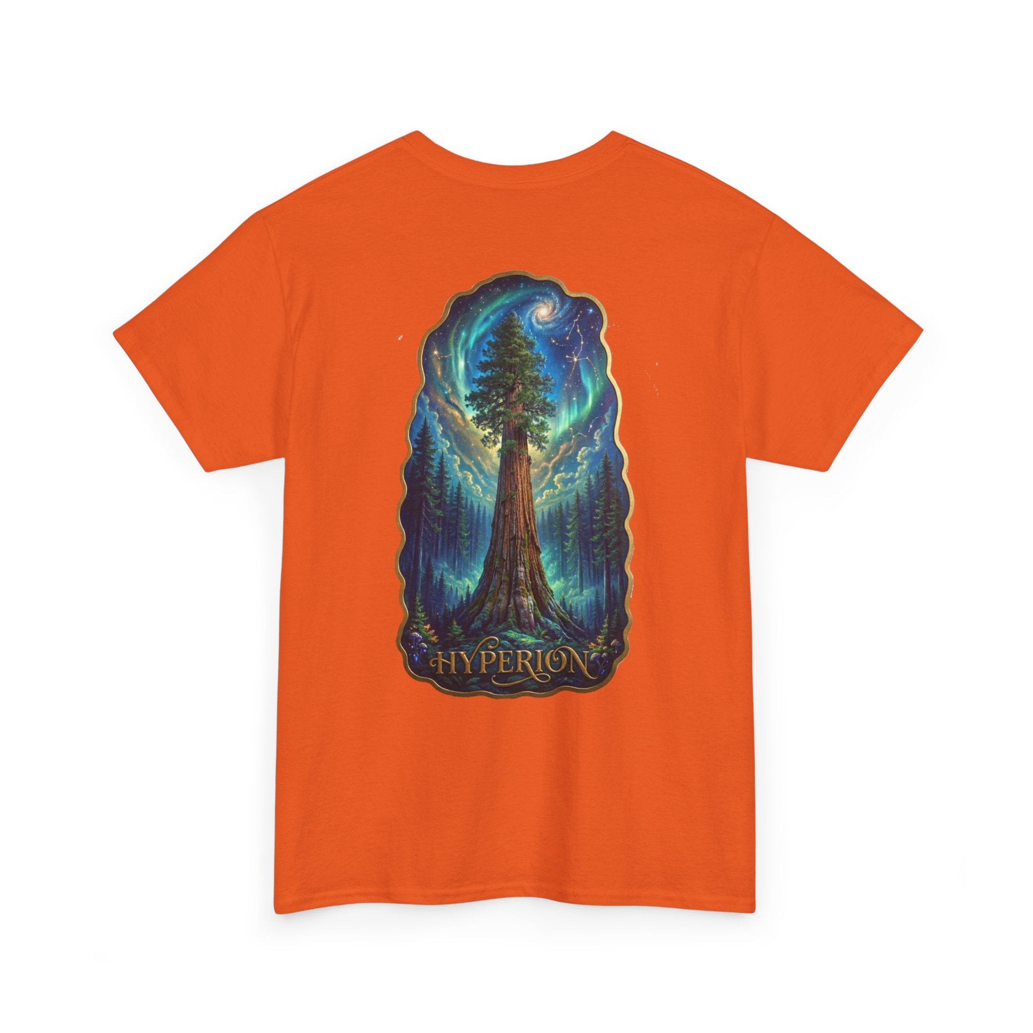 Hyperion Rising: Where Earth Touches the Stars Short Sleeve Shirt