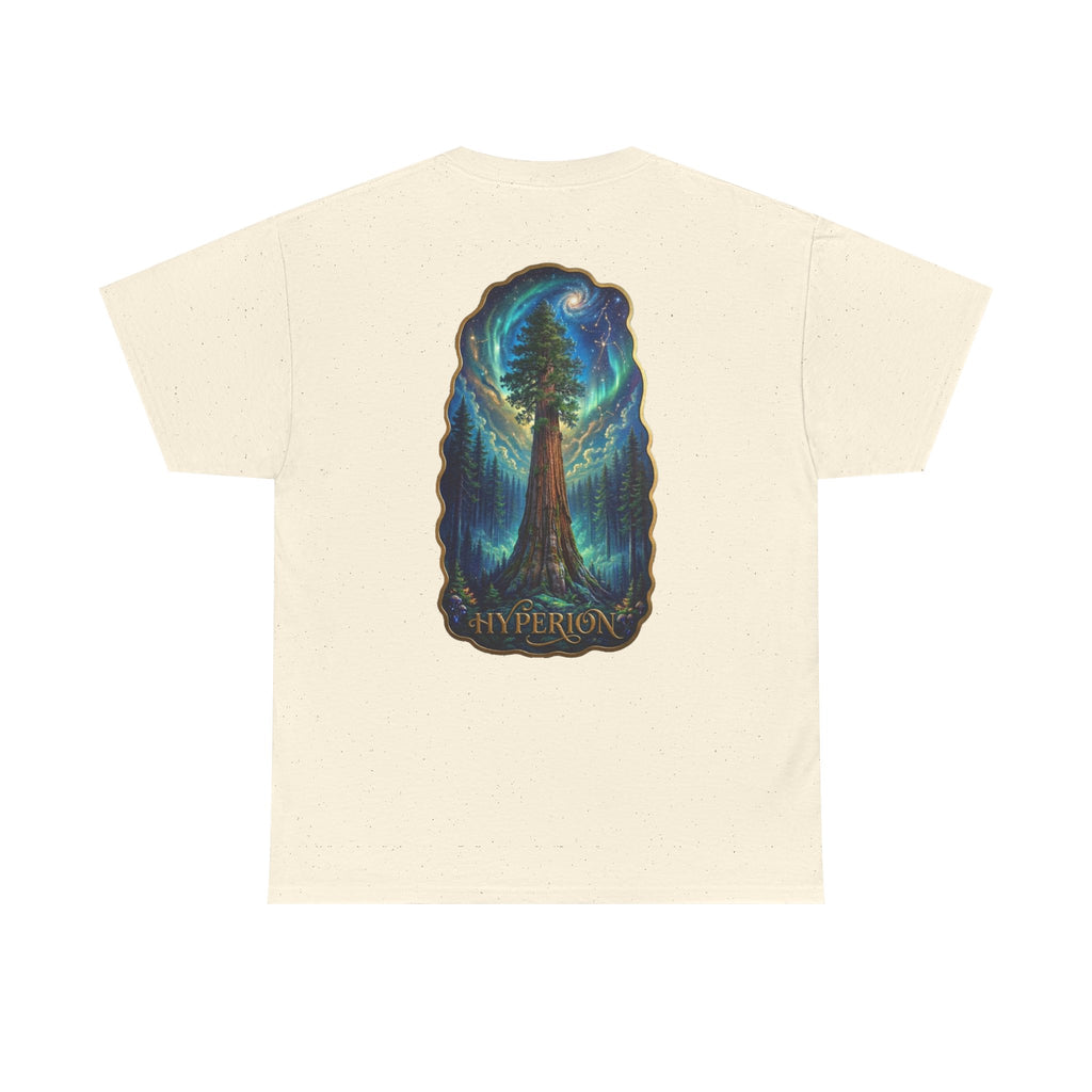 Hyperion Rising: Where Earth Touches the Stars Short Sleeve Shirt