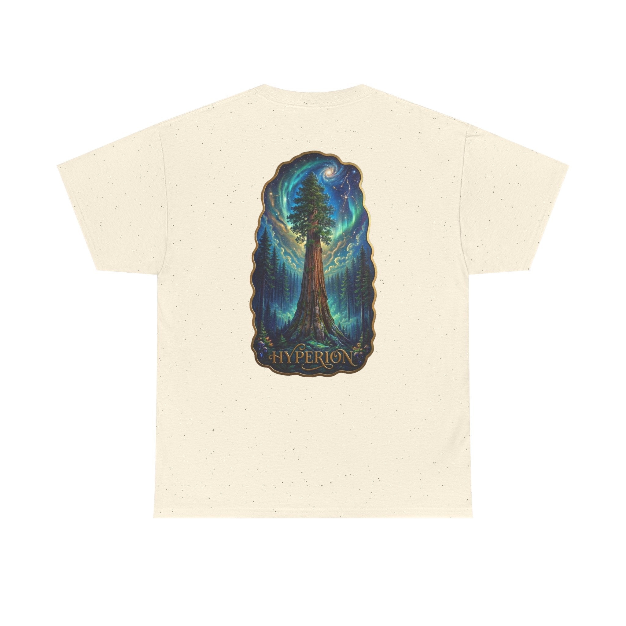 Hyperion Rising: Where Earth Touches the Stars Short Sleeve Shirt