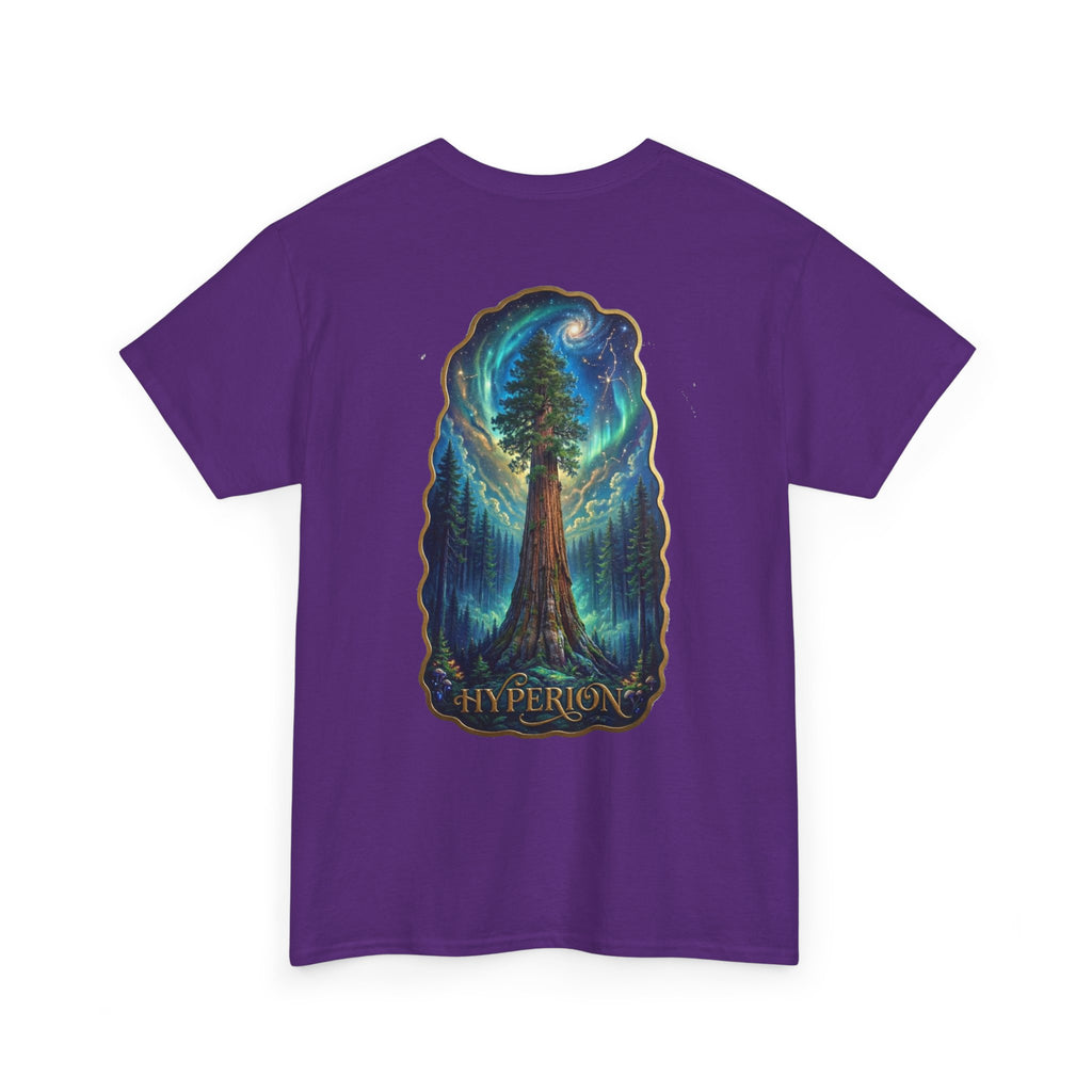 Hyperion Rising: Where Earth Touches the Stars Short Sleeve Shirt