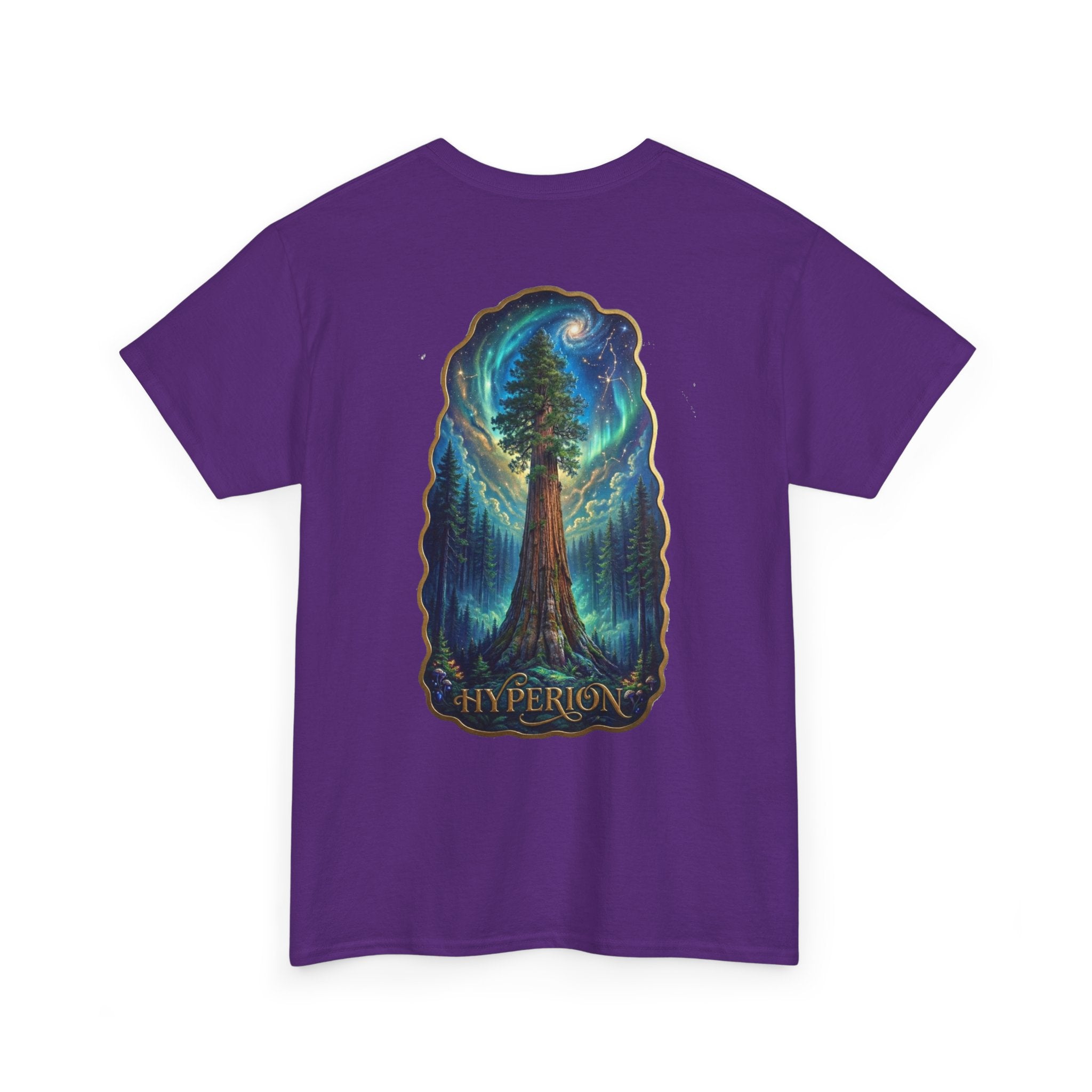 Hyperion Rising: Where Earth Touches the Stars Short Sleeve Shirt