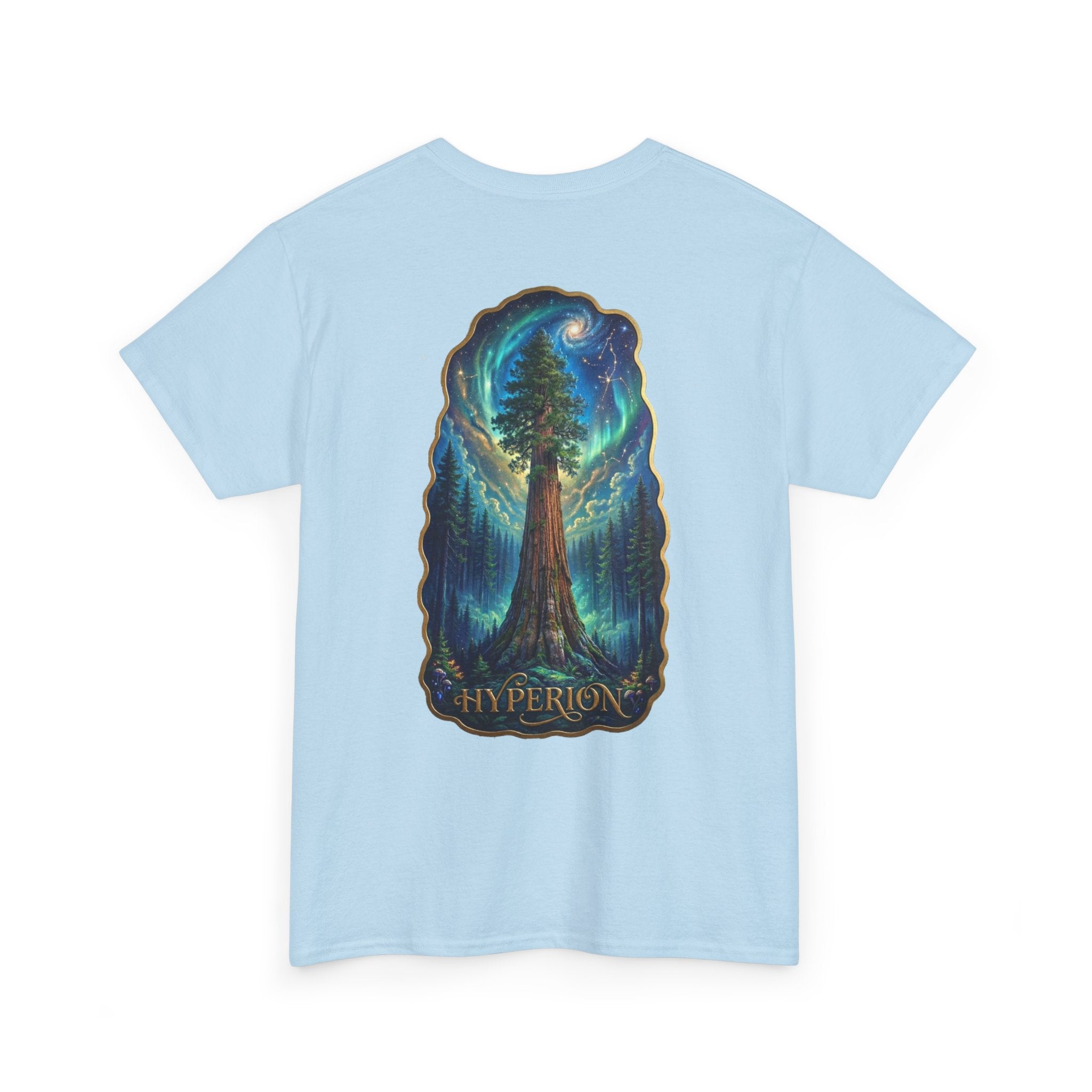 Hyperion Rising: Where Earth Touches the Stars Short Sleeve Shirt