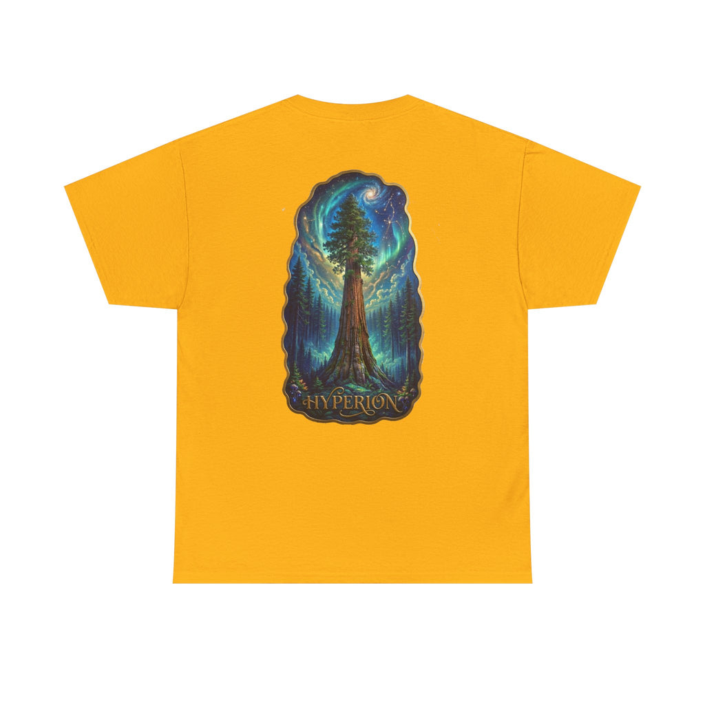 Hyperion Rising: Where Earth Touches the Stars Short Sleeve Shirt