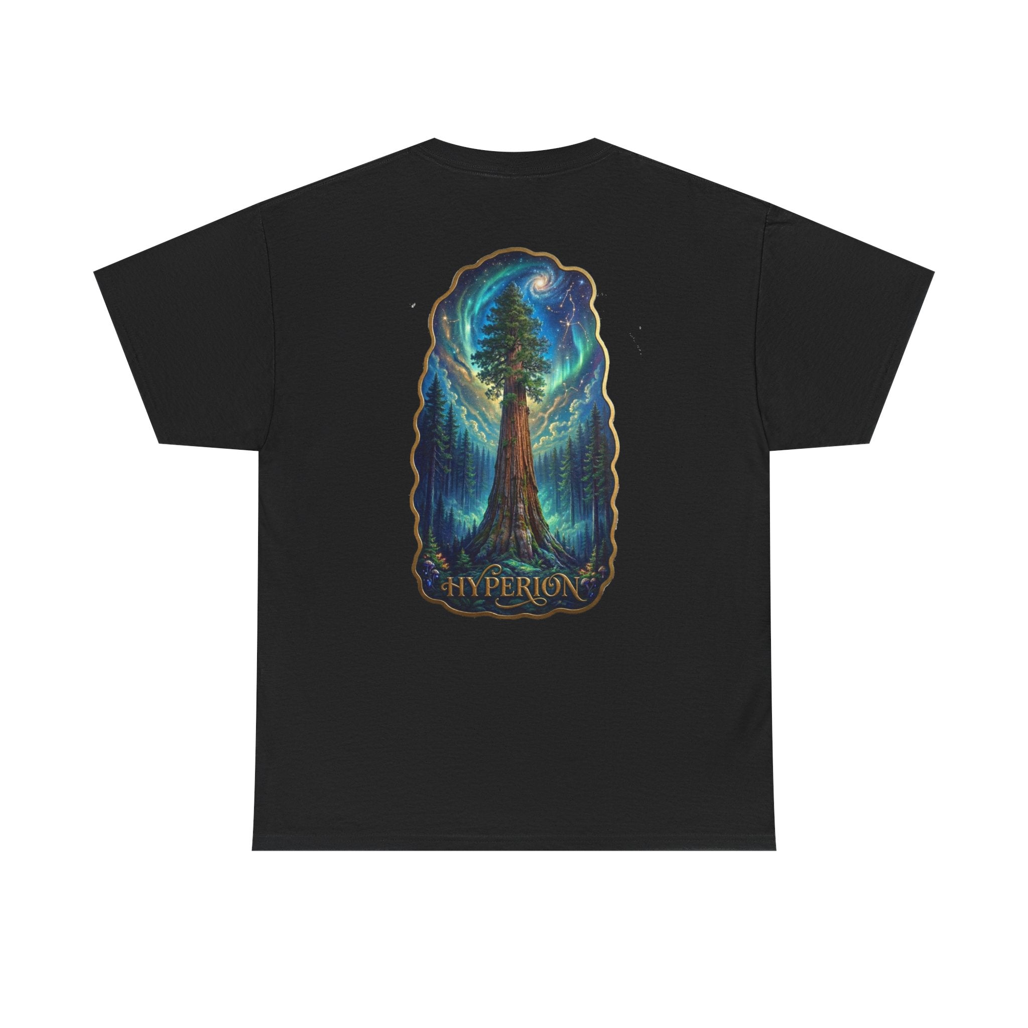 Hyperion Rising: Where Earth Touches the Stars Short Sleeve Shirt