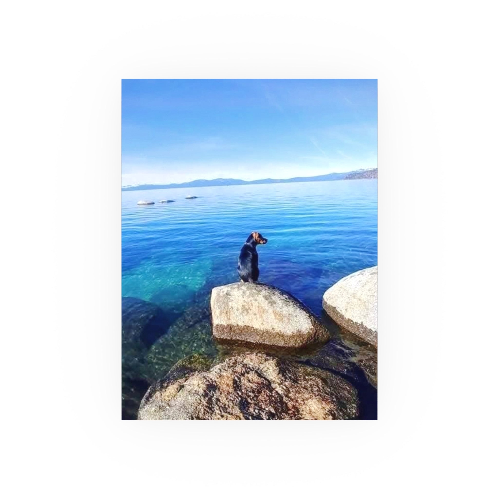 Guardian of the Blue Silence Fine Art Piece