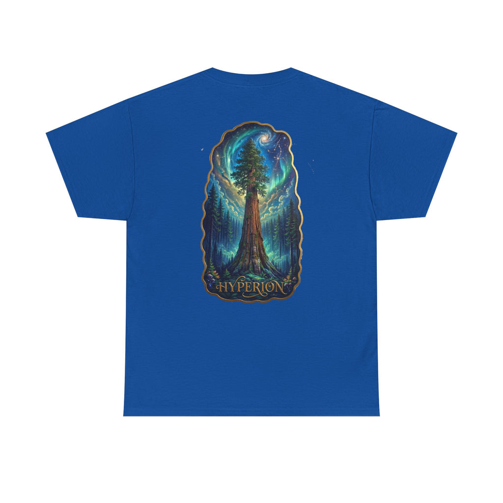 Hyperion Rising: Where Earth Touches the Stars Short Sleeve Shirt