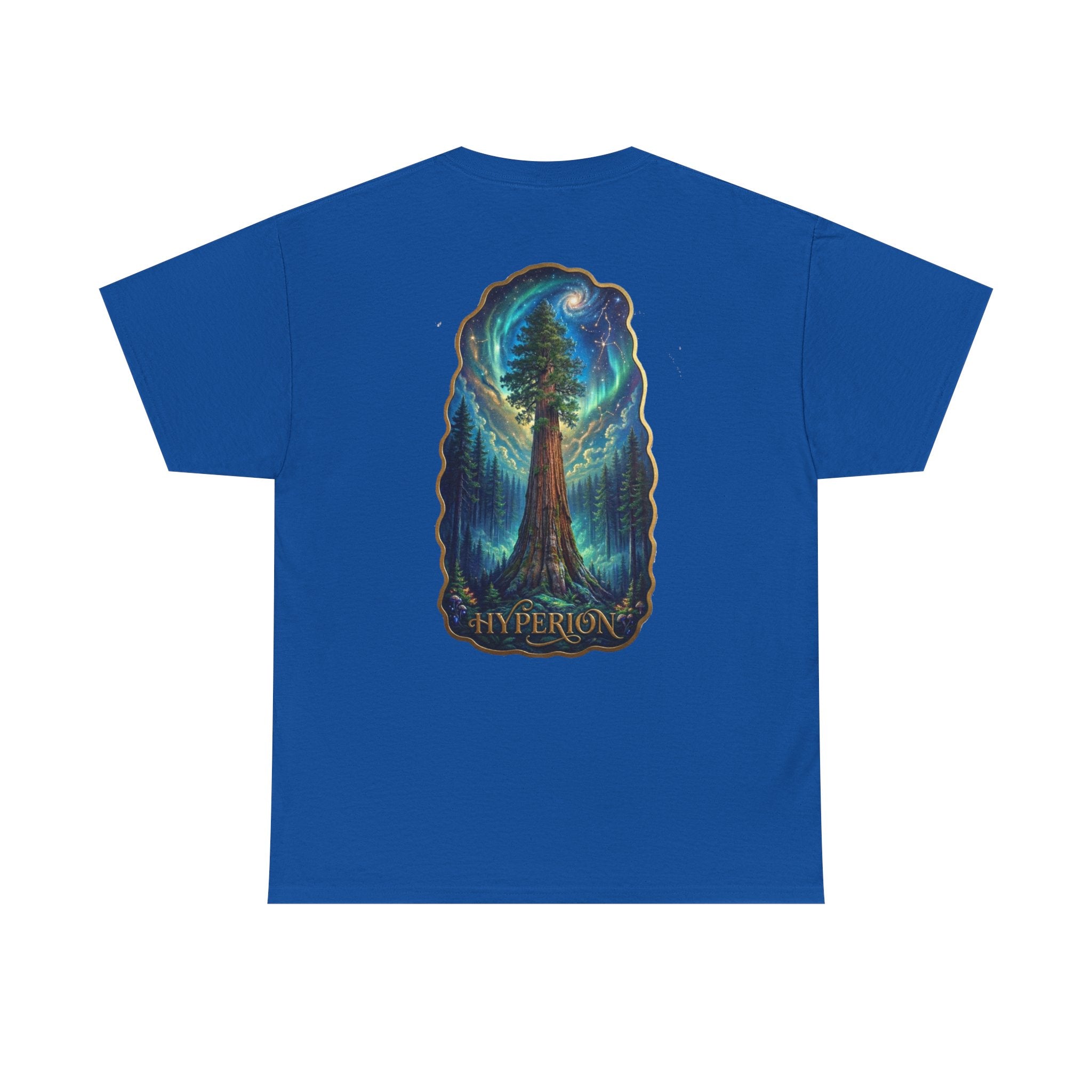 Hyperion Rising: Where Earth Touches the Stars Short Sleeve Shirt