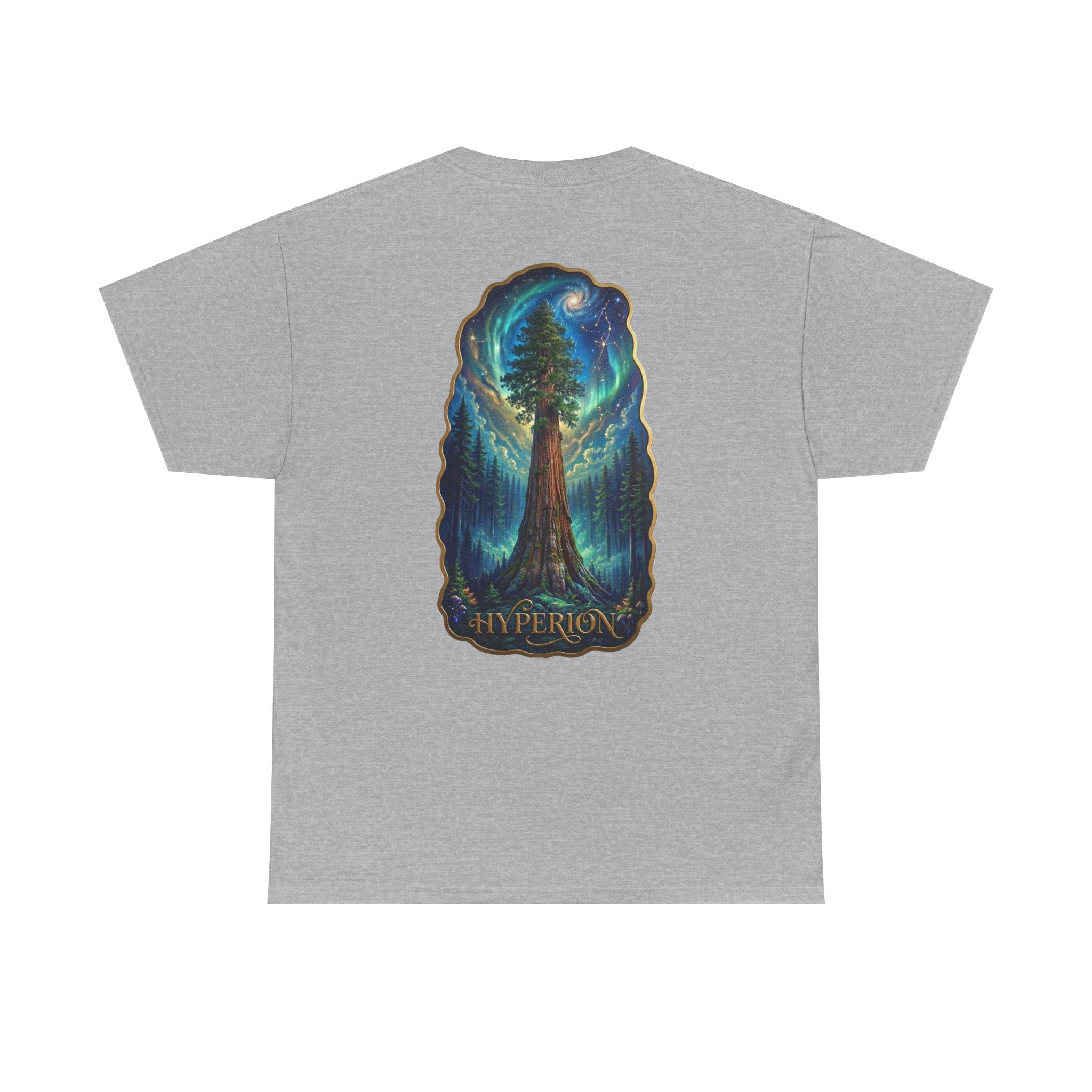 Hyperion Rising: Where Earth Touches the Stars Short Sleeve Shirt