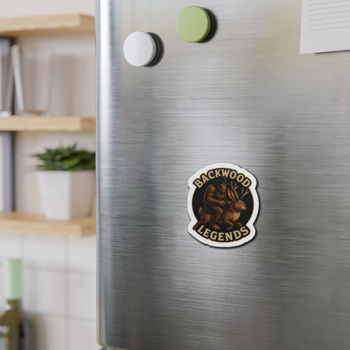 Backwood Legends Ride of the Wild Ones Die-Cut Magnet