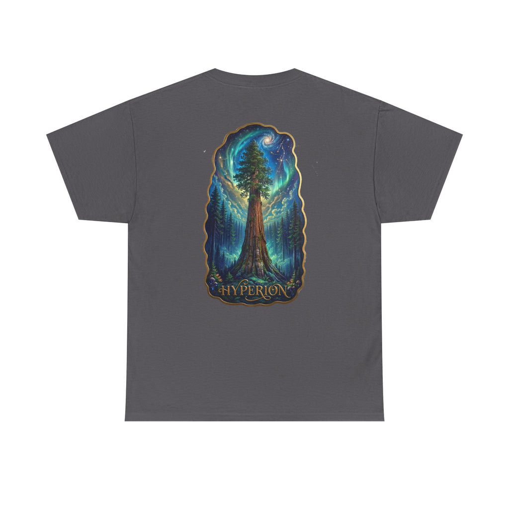 Hyperion Rising: Where Earth Touches the Stars Short Sleeve Shirt